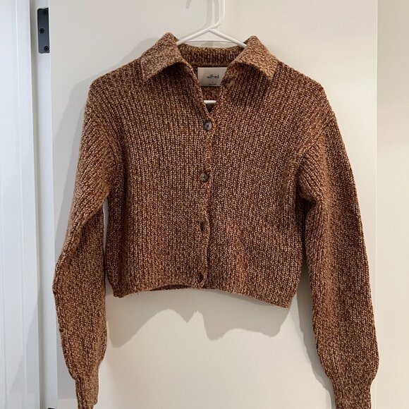Aritzia Wilfred Nextdoor Sweater - Marbled Brown/Beige/Tan/White (S) - Picture 2 of 6